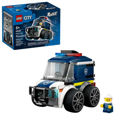 LEGO 60481 CITY RIDES - POLICE TRUCK - Toyworld Frankston
