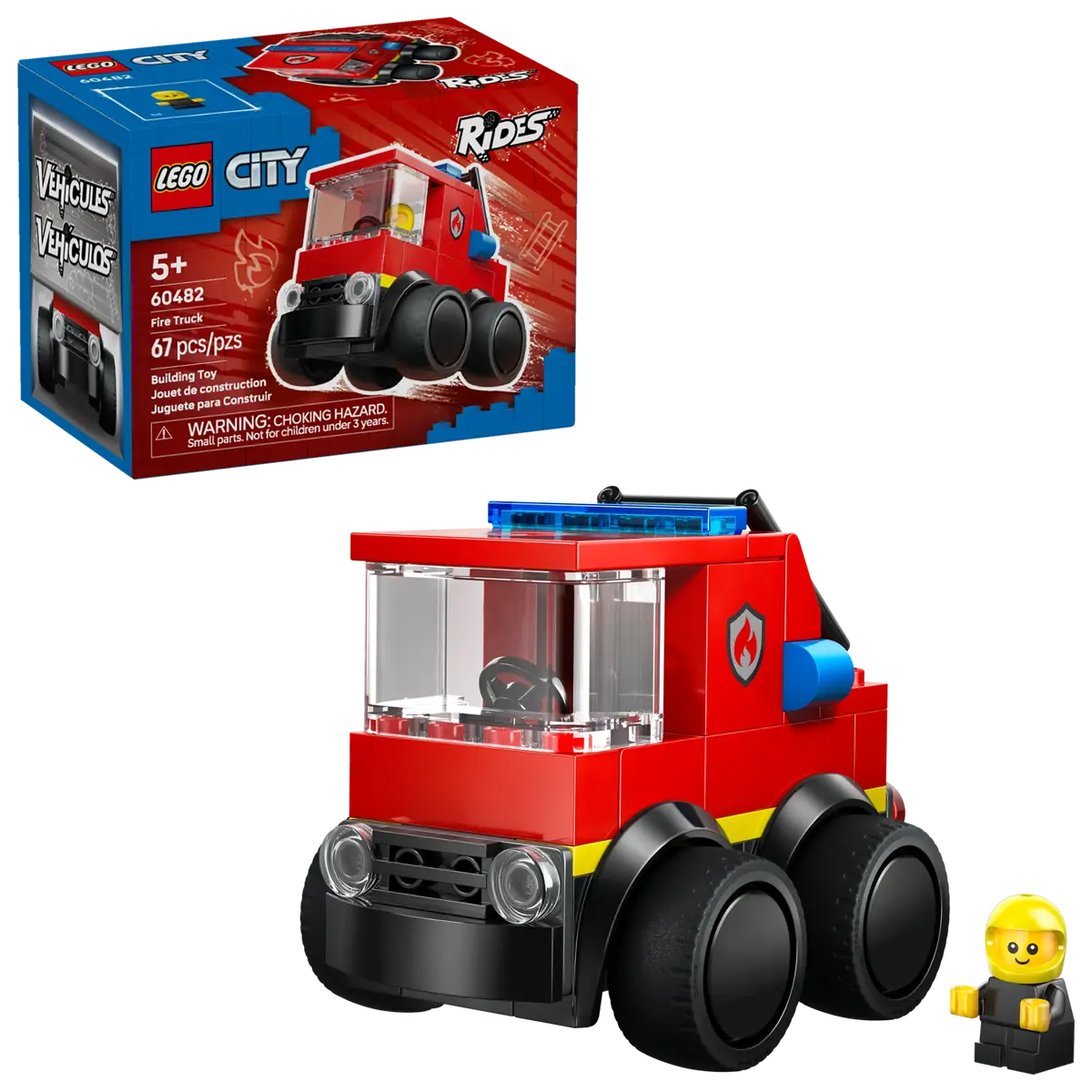 LEGO 60482 CITY RIDES - FIRE TRUCK - Toyworld Frankston