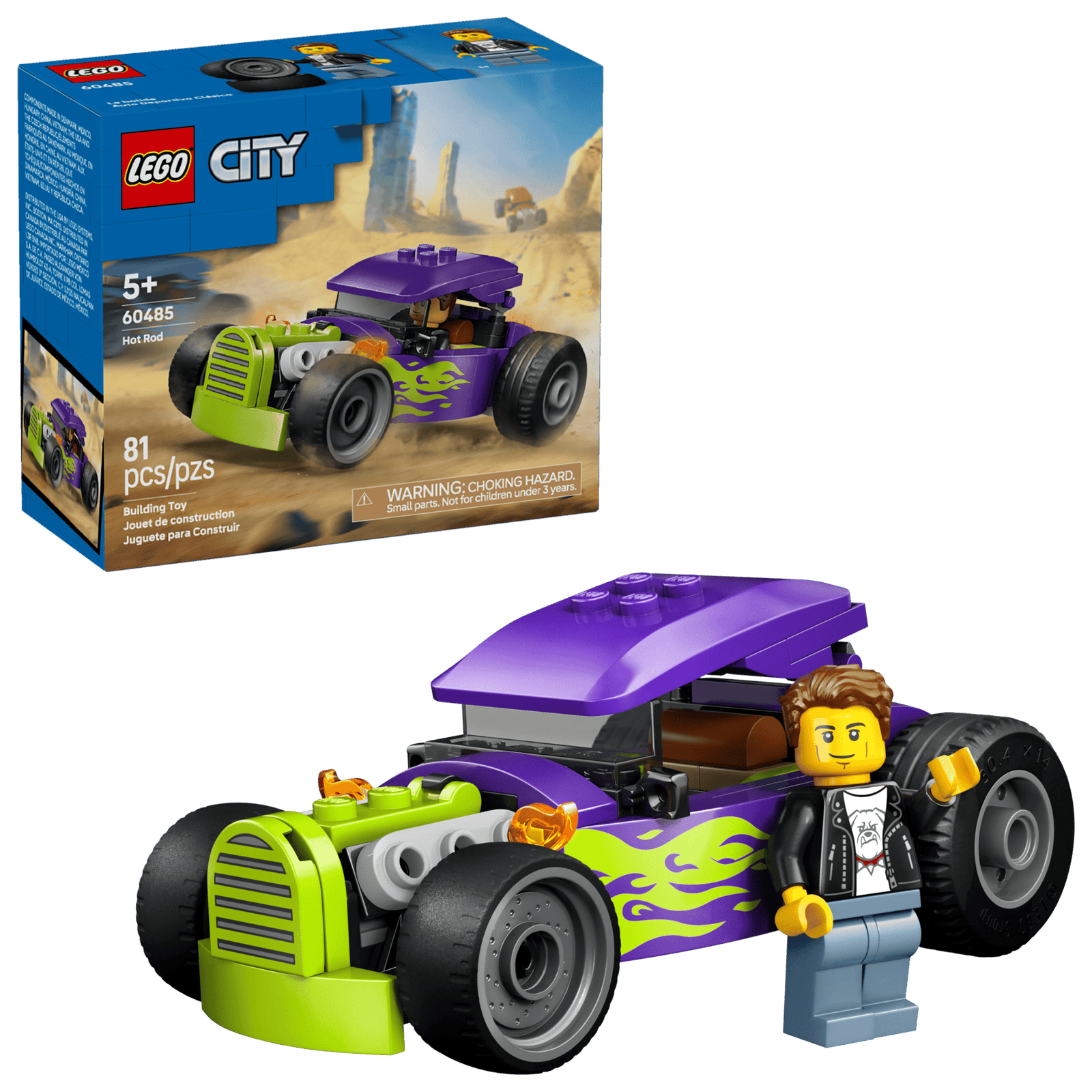 LEGO 60485 CITY - HOT ROD - Toyworld Frankston