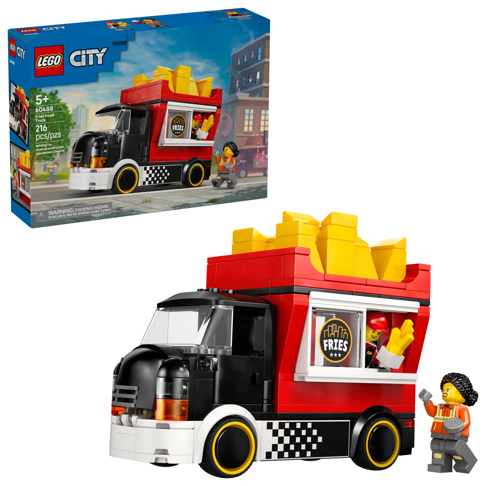 LEGO 60488  CITY - FRIES FOOD TRUCK - Toyworld Frankston