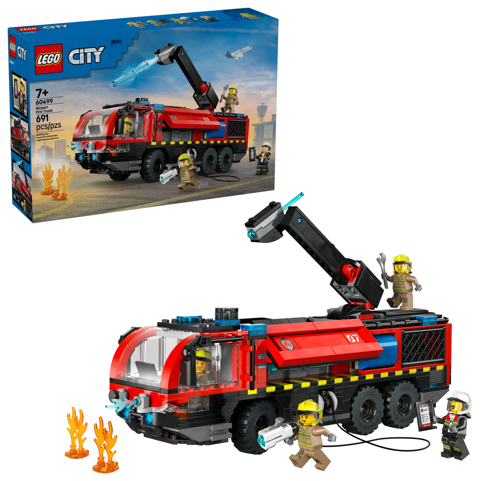 LEGO 60499 CITY - AIRPORT FIRE TRUCK - Toyworld Frankston