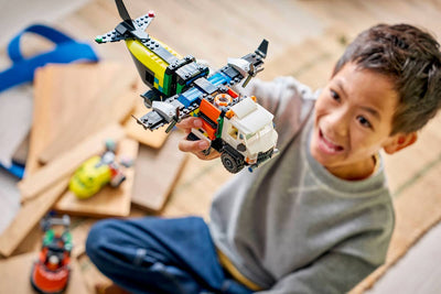 LEGO 60505 CITY - AIRPLANE, SERVICE TRUCK AND HOVERCRAFT REMIX - Toyworld Frankston