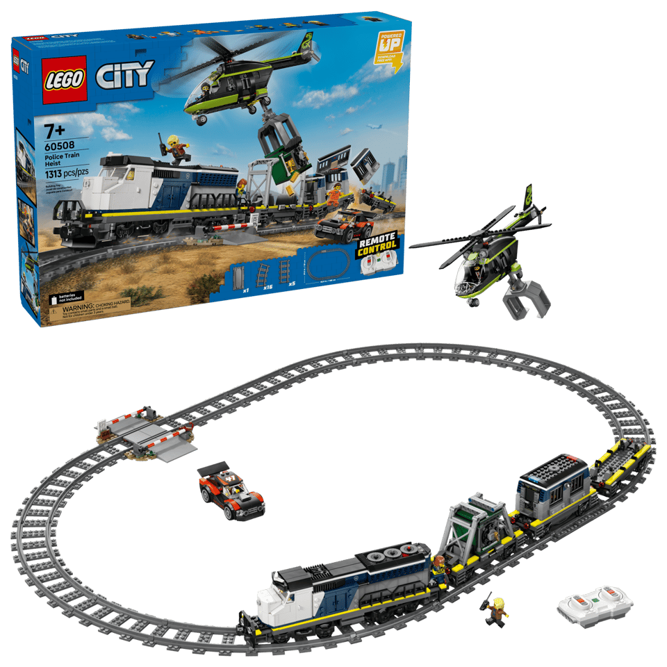 LEGO CITY 60508 - POLICE TRAIN HEIST - Toyworld Frankston