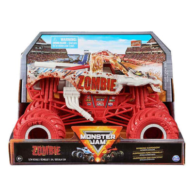 MONSTER JAM - 1:24 DIECAST TRUCK - ZOMBIE - Toyworld Frankston