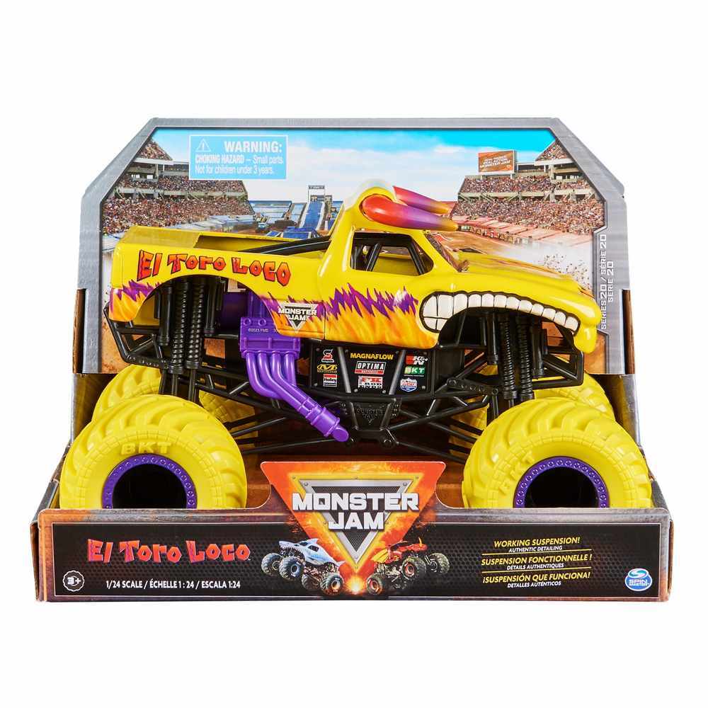 MONSTER JAM - 1:24 DIECAST TRUCK - EL TORO LOCO - Toyworld Frankston