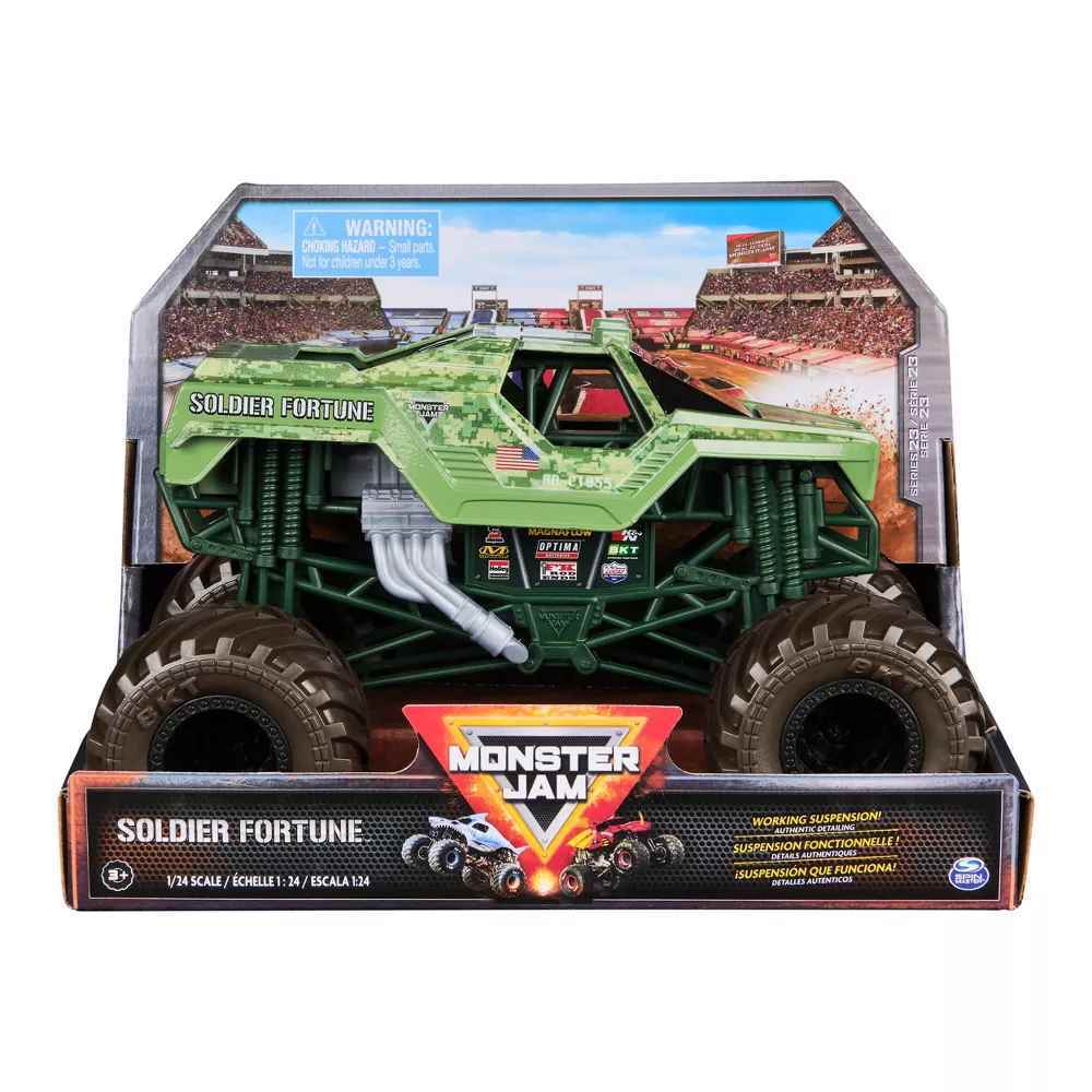MONSTER JAM 1:24 DIE CAST TRUCK -SOILDER FORTUNE - Toyworld Frankston