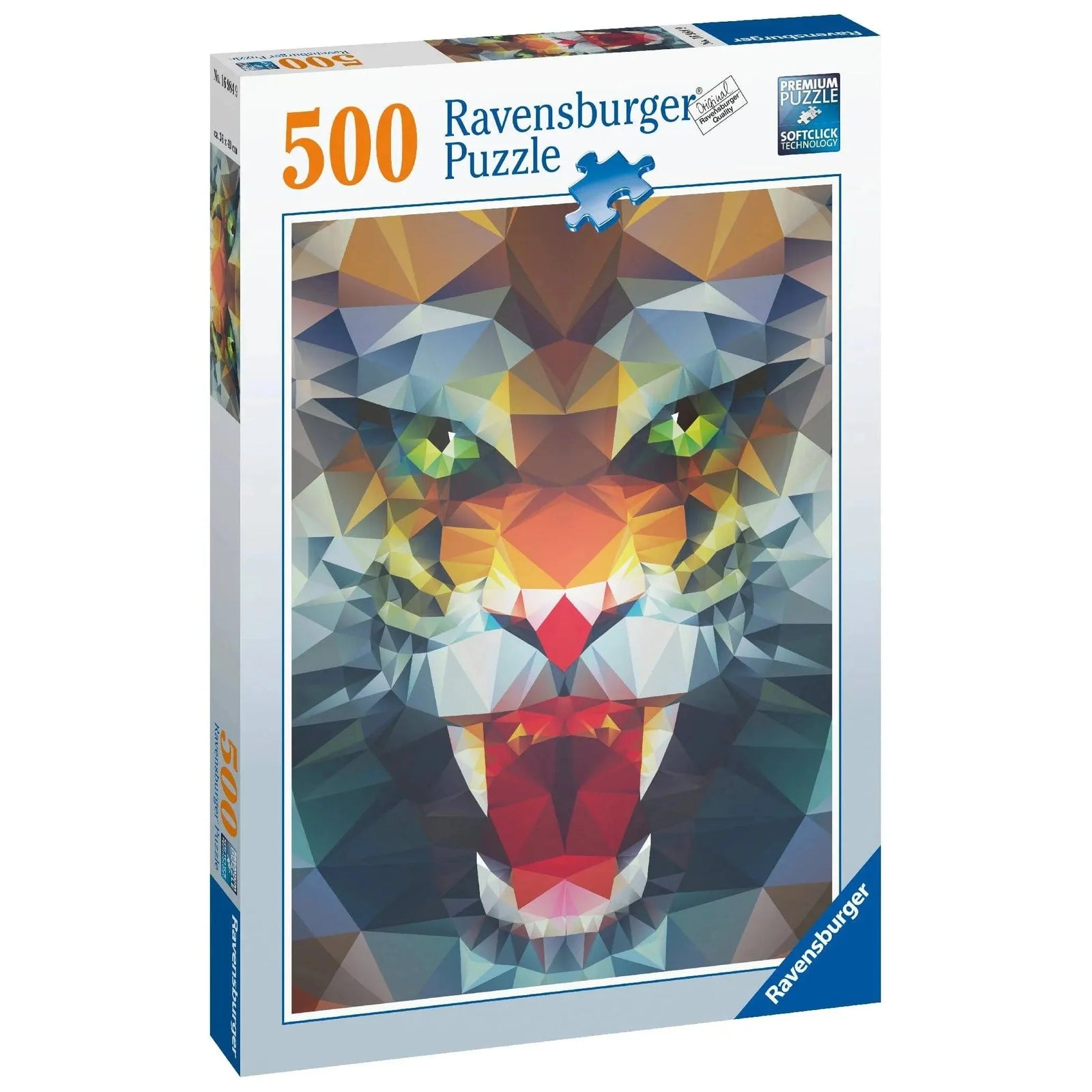 RAVENSBURGER PUZZLE - POLYGON LION 500 PIECES - Toyworld Frankston