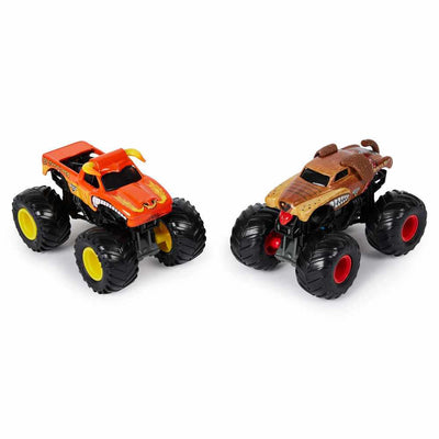 MONSTER JAM 1:64 DIECAST 2 PACK - EL TORO LOCO VS MONSTER MUTT - Toyworld Frankston
