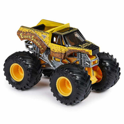 MONSTER JAM 1:64 DIECAST 2 PACK - BAD COMPANY VS EARTH SHAKER - Toyworld Frankston