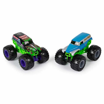 MONSTER JAM 1:64 DIECAST 2 PACK - GRAVE DIGGER VS GRAVE DIGGER THE LEGEND - Toyworld Frankston