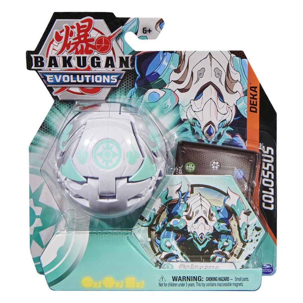 BAKUGAN EVOLUTIONS DEKA COLOSSUS WHITE - Toyworld Frankston