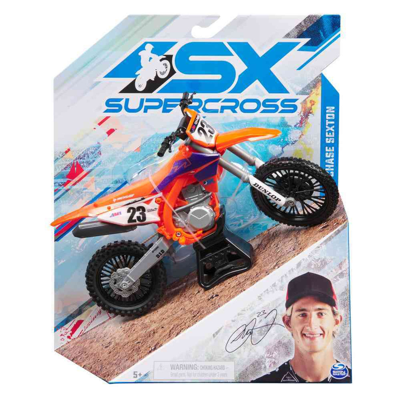 SUPERCROSS 1:10 DIE CAST COLLECTOR MOTORCYCLE - CHASE SEXTON 23 - Toyworld Frankston