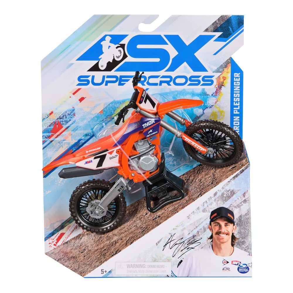SUPERCROSS 1:10 DIE CAST COLLECTOR MOTORCYCLE -  AARON PLESSINGER - Toyworld Frankston