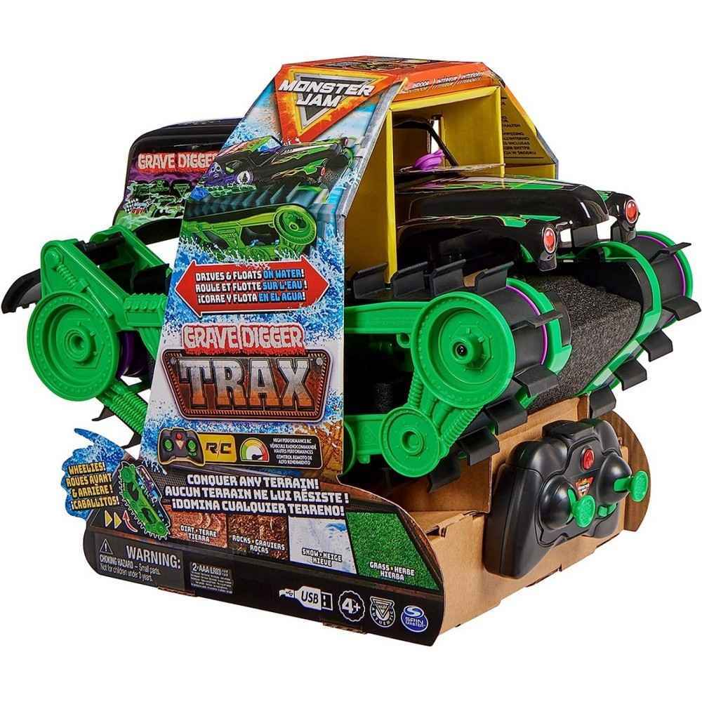 MONSTER JAM - GRAVE DIGGER - TRAX REMOTE CONTROL - Toyworld Frankston