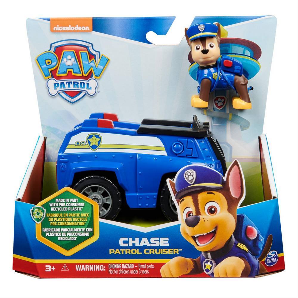 PAW PATROL - BASIC VEHICLE - CHASE PATROL CRUISER - Toyworld Frankston