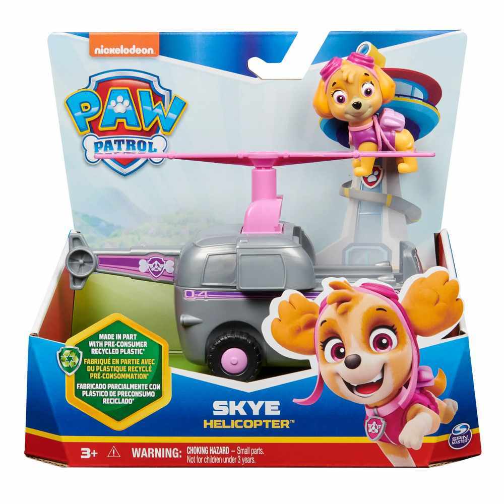 PAW PATROL - BASIC VEHICLE - SKYE HELICOPTER - Toyworld Frankston