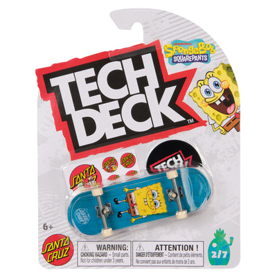 TECH DECK 96MM FINGERBOARD ENTERTAINMENT SERIES - SPONGEBOB SQUAREPANTS 2/7 - Toyworld Frankston