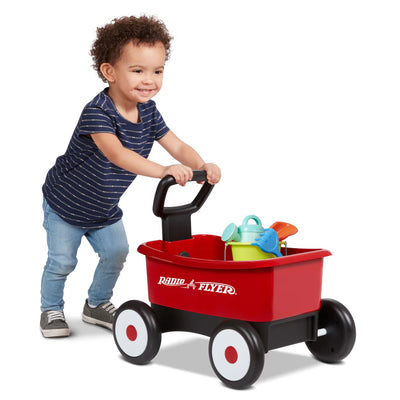 RADIO FLYER PUSH & PULL WALKER WAGON W/ TOOLS - Toyworld Frankston