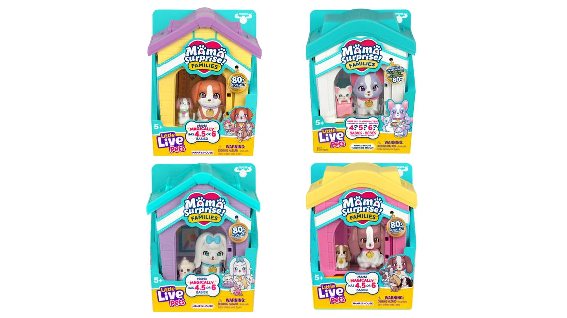 LITTLE LIVE PETS - MAMA SUPRISE FAMILIES - MAMAS HOUSE COLLECTION