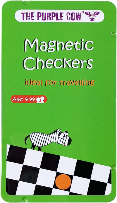 MAGNETIC GAMES TIN CHECKERS - Toyworld Frankston