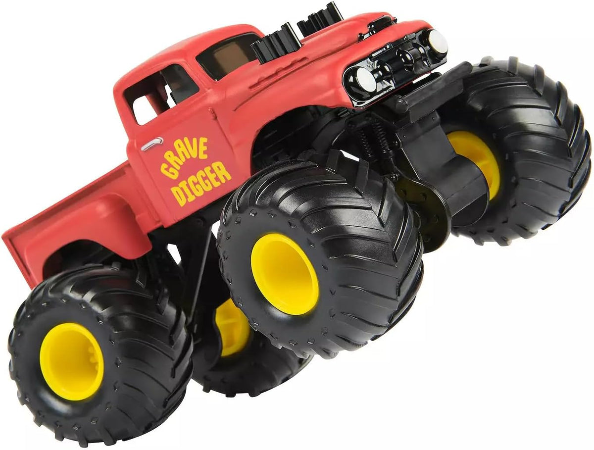 MONSTER JAM 1:24 DIE CAST TRUCK - GRAVE DIGGER RED VINTAGE