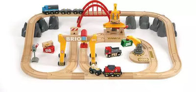 BRIO - CARGO RAILWAY DELUXE SET - 54 PIECES