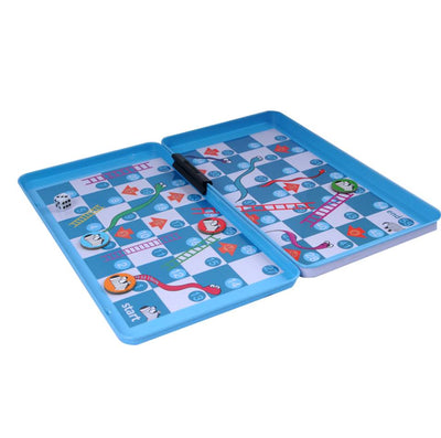 MAGNETIC GAMES TIN SNAKES AND LADDERS - Toyworld Frankston