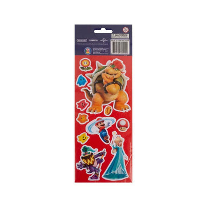 SUPER MARIO GALAXY MOVIE - STICKERS 3 PACK - Toyworld Frankston