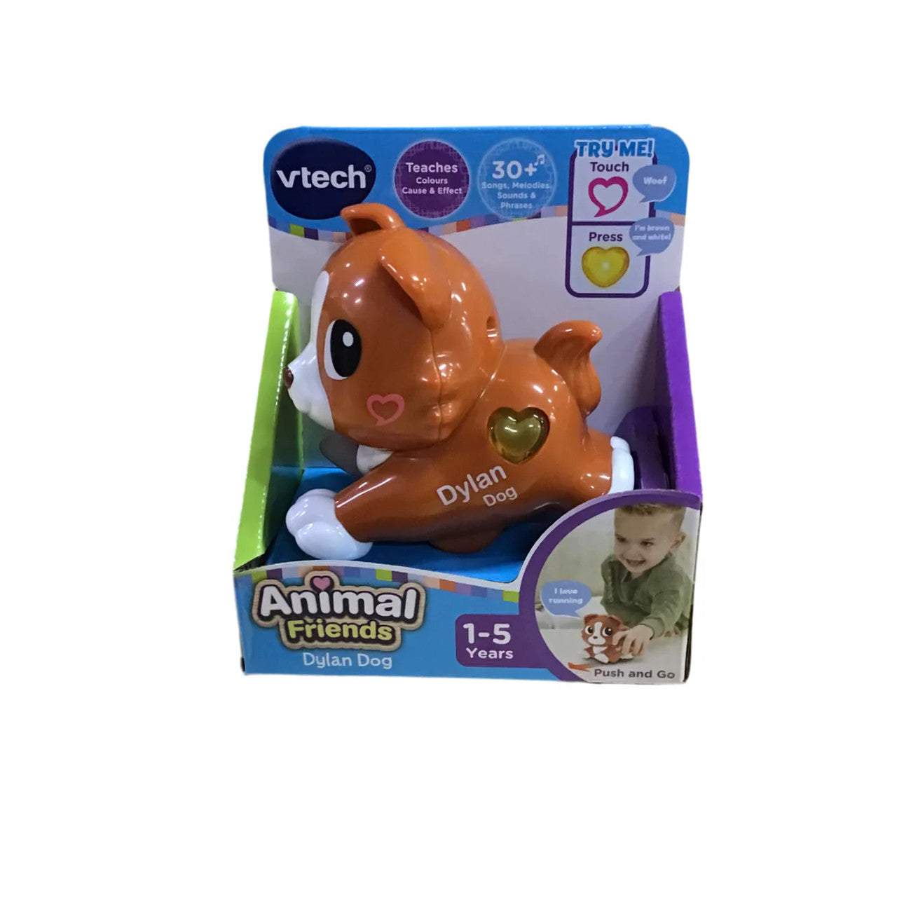VTECH PUSH AND GO ANIMAL FRIENDS - DYLAN DOG