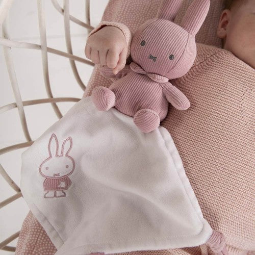 MIFFY PINK RIB - CUDDLE BLANKET - Toyworld Frankston