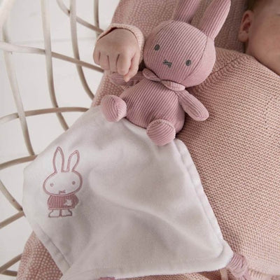 MIFFY PINK RIB - CUDDLE BLANKET - Toyworld Frankston