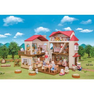 SYLVANIAN FAMILIES - RED ROOF COUNTRY HOME - SECRET ATTIC PALYROOM - Toyworld Frankston