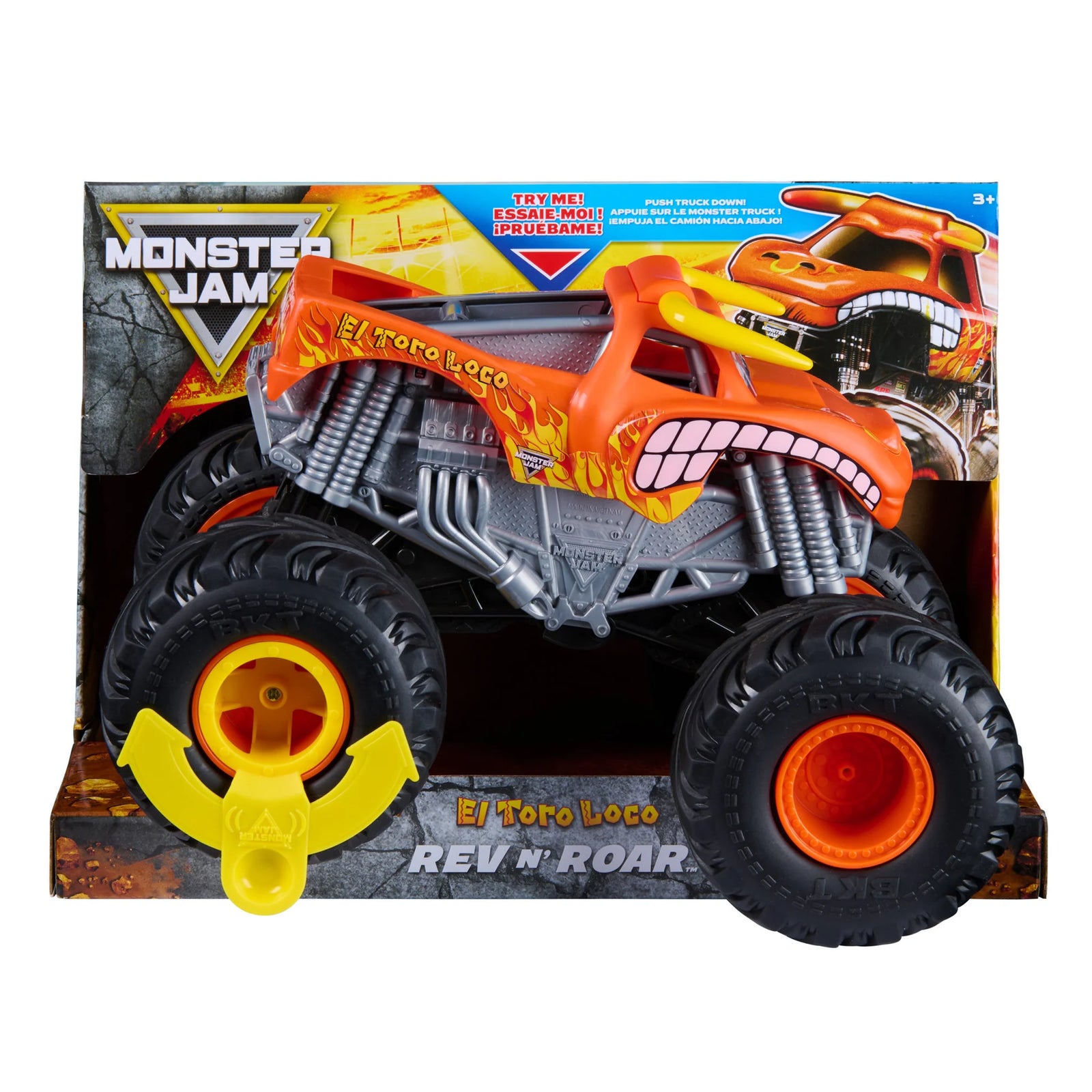 MONSTER JAM 1:18 REV 'N ROAR EL TORO LOCO - Toyworld Frankston