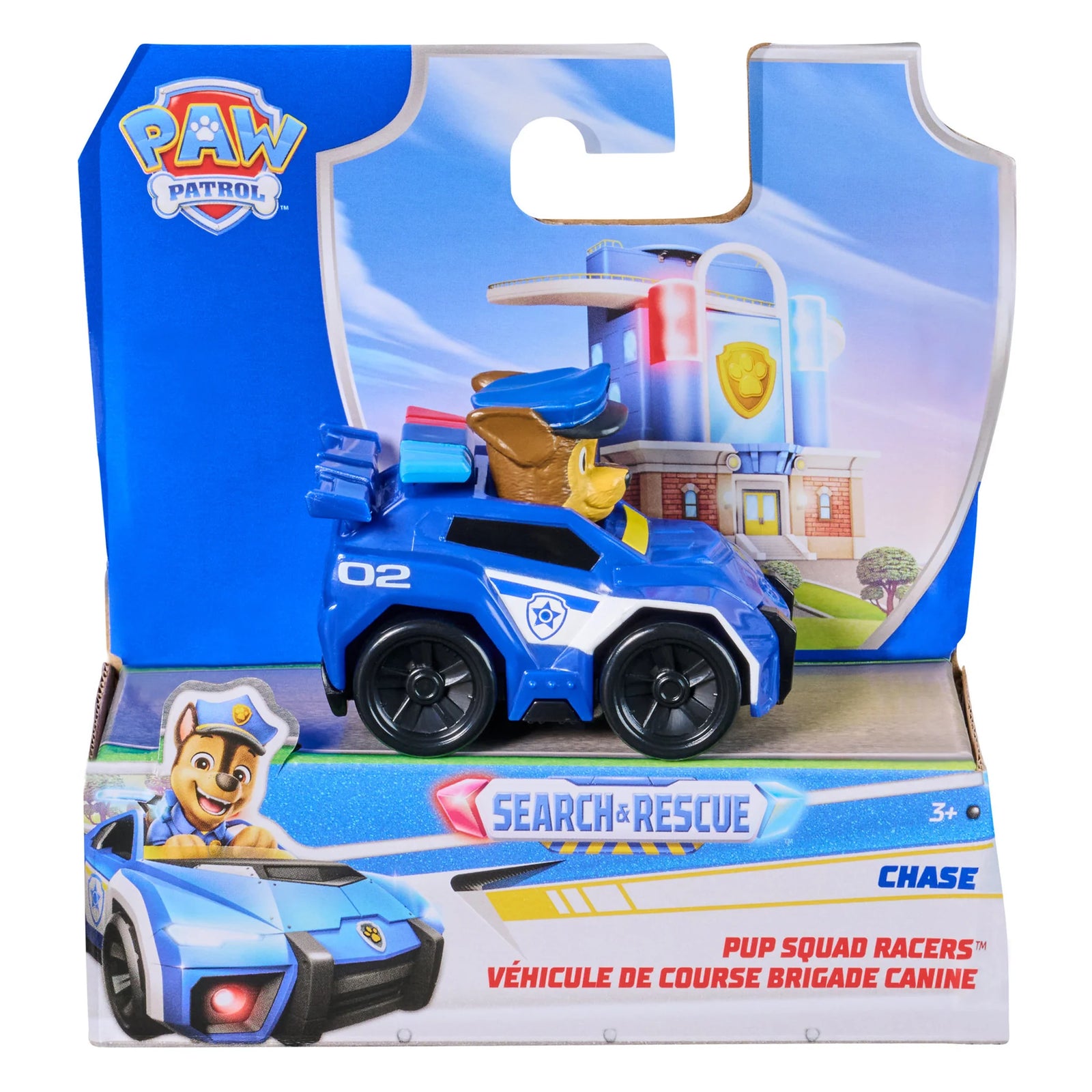 PAW PATROL SEARCH AND RESCUE PUP SQUAD RACER - CHASE - Toyworld Frankston