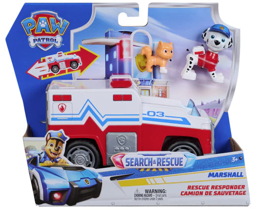 PAW PATROL SEARCH AND RESCUE - RESCUE RESPONDER MARSHALL - Toyworld Frankston