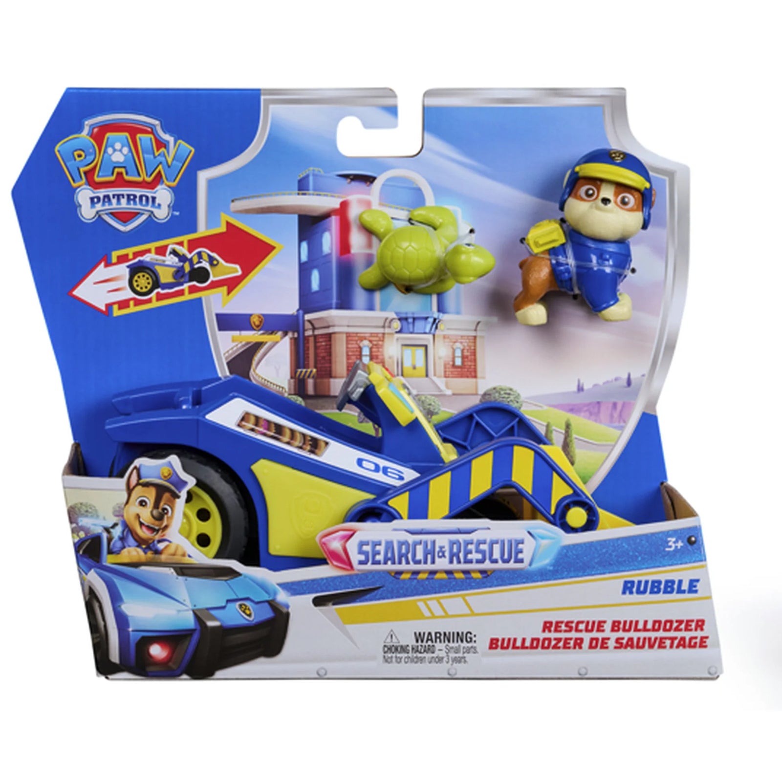 PAW PATROL SEARCH AND RESCUE - RESCUE BULLDOZER RUMBLE - Toyworld Frankston