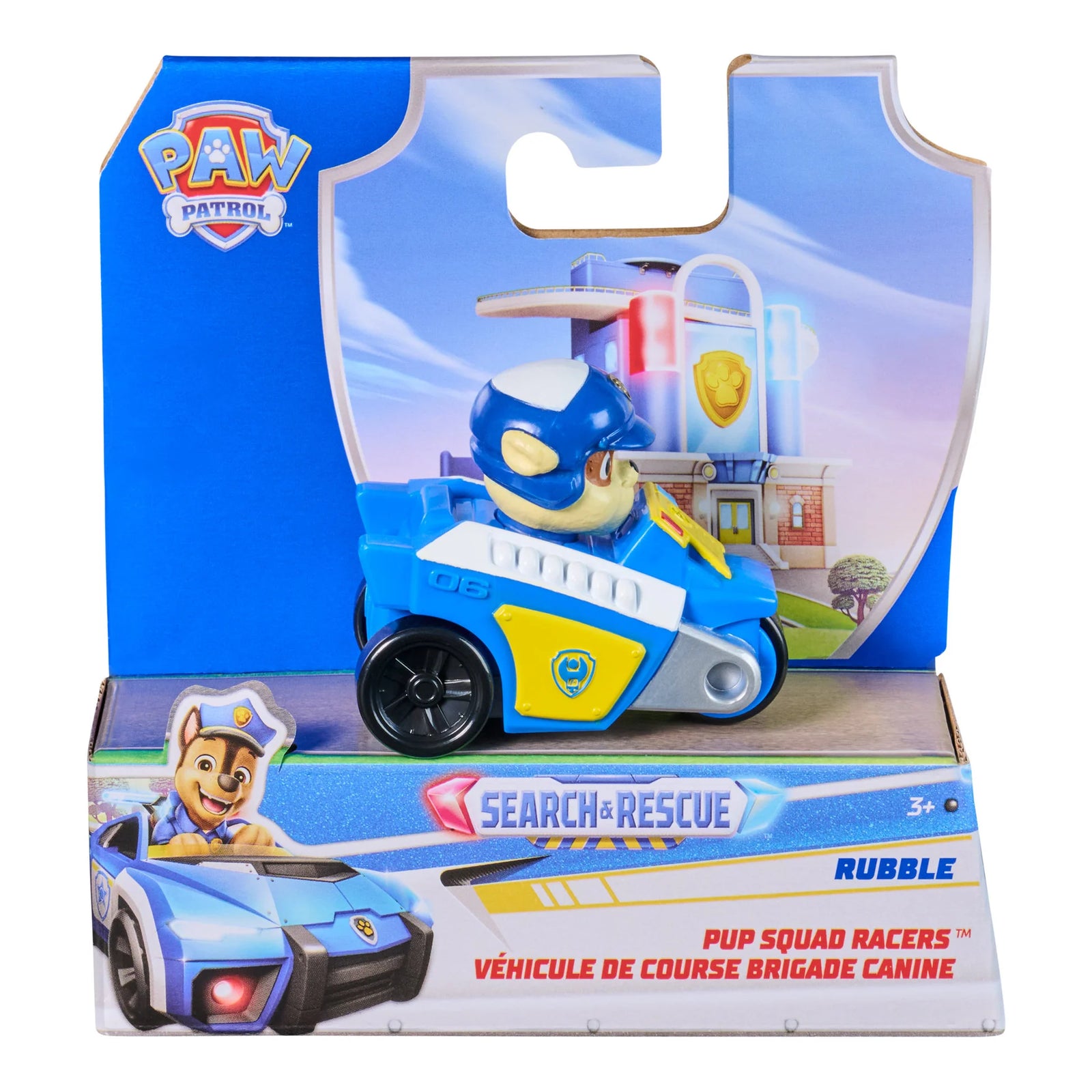 PAW PATROL SEARCH AND RESCUE PUP SQUAD RACER - RUBBLE - Toyworld Frankston