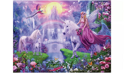 RAVENSBURGER - MAGICAL UNICORNS 4 X 100 PIECE PUZZLE - Toyworld Frankston