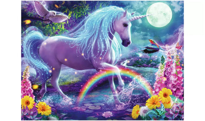 RAVENSBURGER - MAGICAL UNICORNS 4 X 100 PIECE PUZZLE - Toyworld Frankston