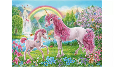 RAVENSBURGER - MAGICAL UNICORNS 4 X 100 PIECE PUZZLE - Toyworld Frankston