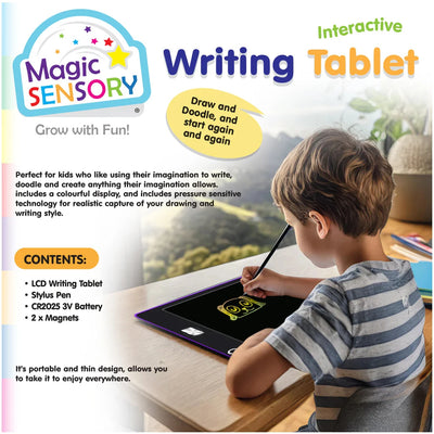 MAGIC SENSORY - 8.5 INCH INTERACTIVE TABLET PURPLE - Toyworld Frankston
