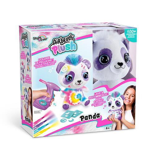 AIRBRUSH PLUSH PANDA - Toyworld Frankston