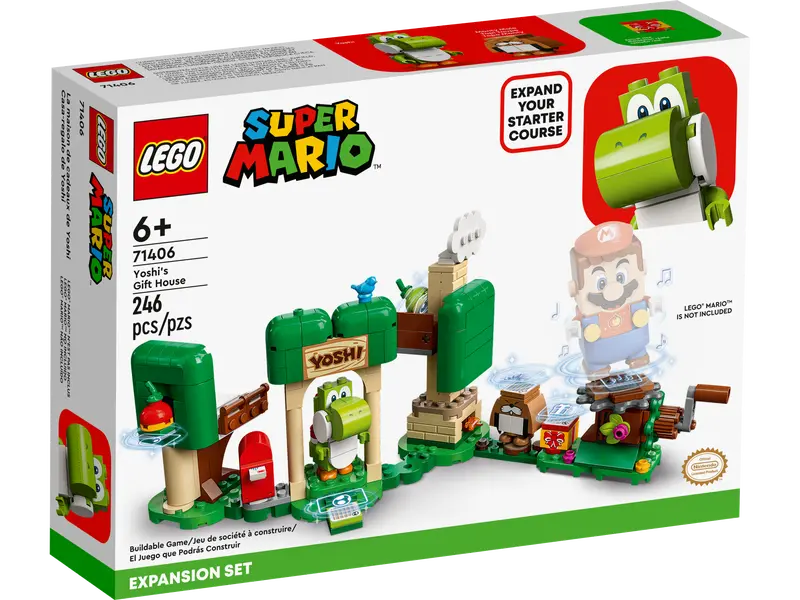 LEGO 71406 SUPER MARIO YOSHI'S GIFT HOUSE - Toyworld Frankston