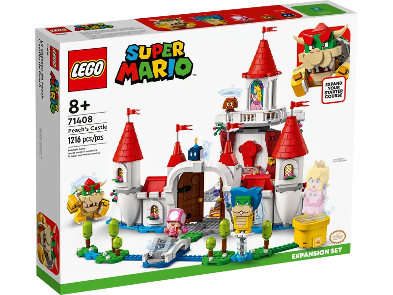 71408 PEACH'S CASTLE EXPANSION SET - Toyworld Frankston
