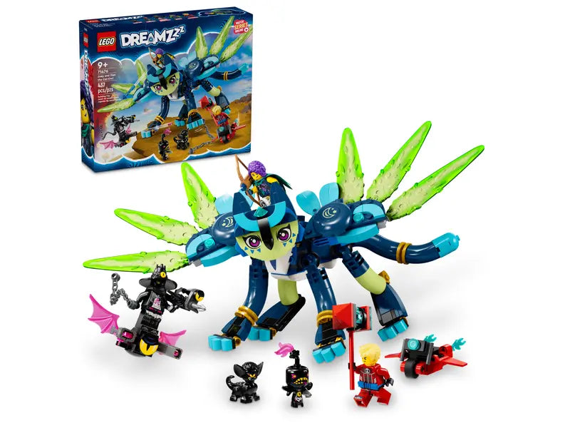 LEGO 71476 - DREAMZZZ - ZOEY AND ZIAN THE CAT-OWL - Toyworld Frankston
