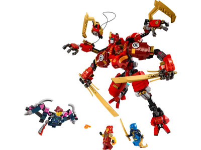 LEGO 71812 NINJAGO - KAI'S NINKA CLIMBER MECH - Toyworld Frankston