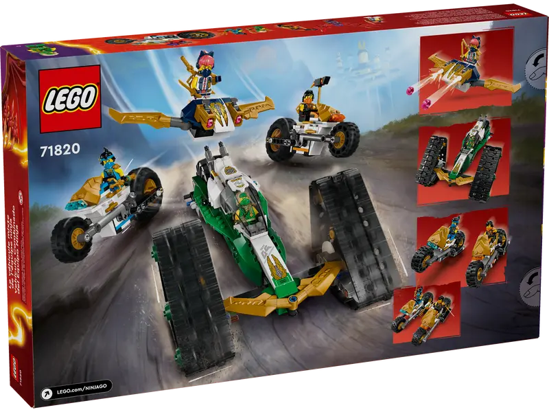 LEGO 71820 - NINJA TEAM COMBO VEHICLE - Toyworld Frankston