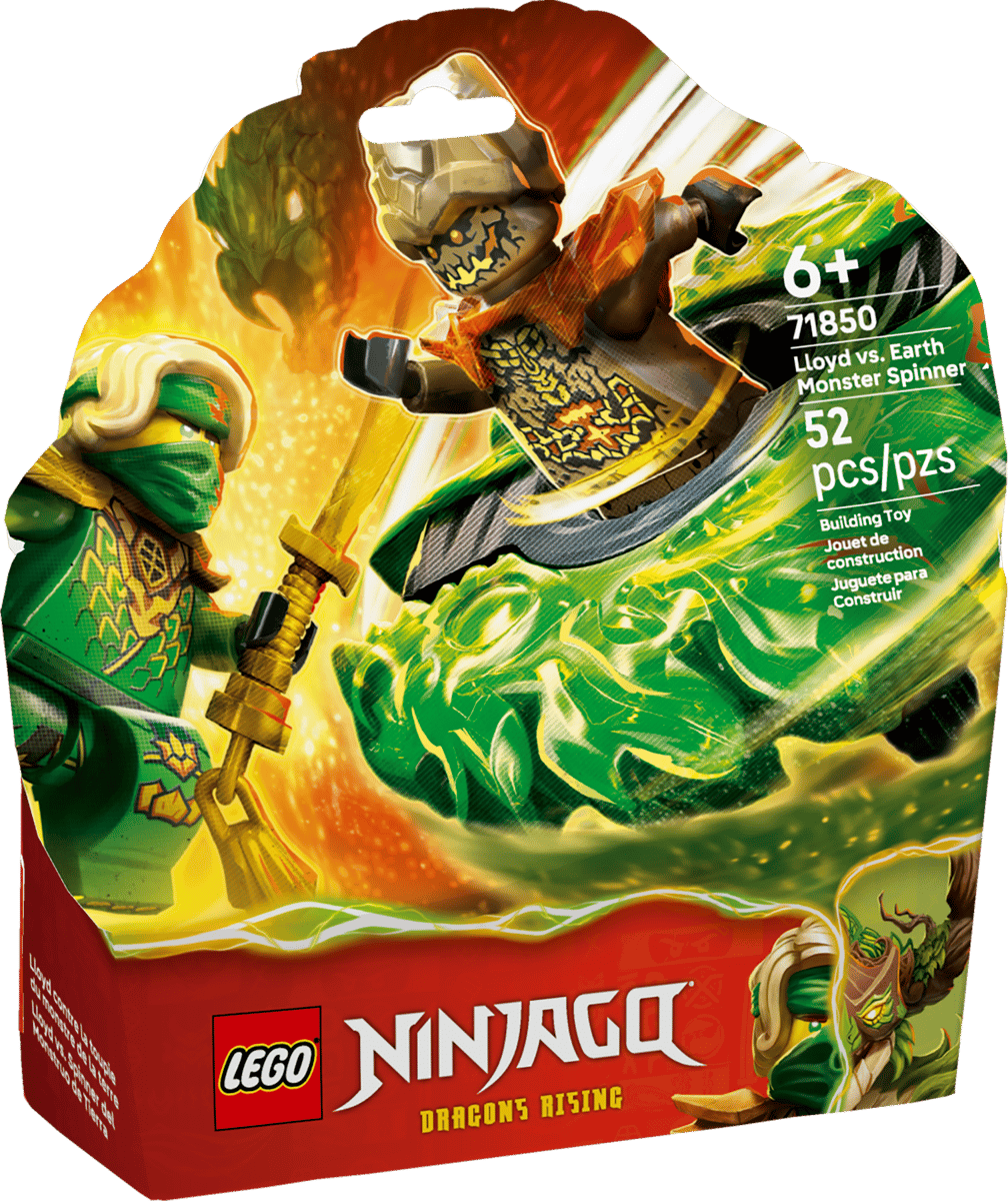 LEGO 71850 NINJAGO - LLOYD VS EARTH MONSTER SPINNER - Toyworld Frankston