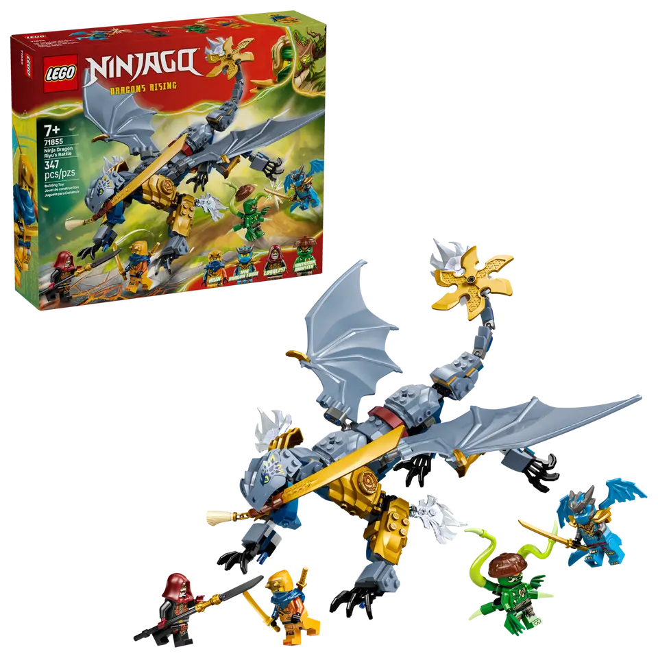 LEGO 71855 NINJAGO - NINJA DRAGON RIYU'S BATTLE - Toyworld Frankston