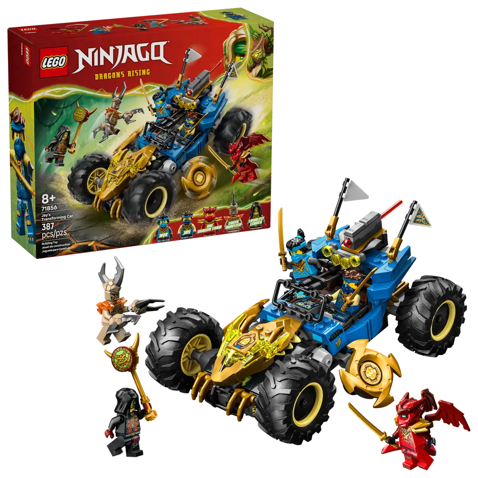 LEGO 71856 NINJAGO - JAY'S TRANSFORMING CAR - Toyworld Frankston